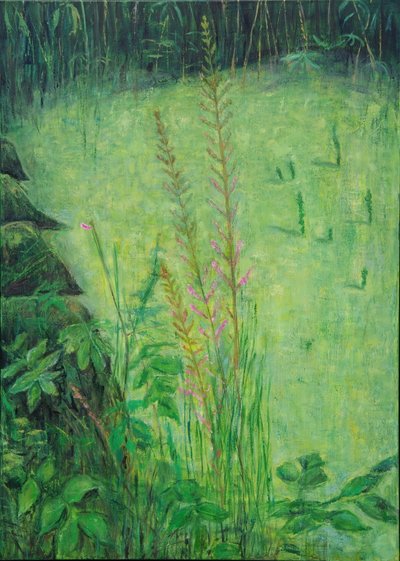 Study in Green (Pond) by Ruth Addinall